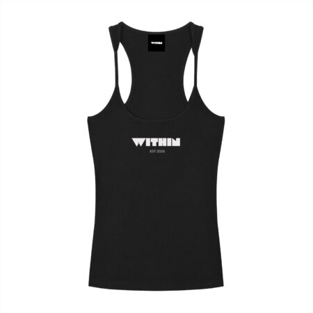 Slim Fit Ribbed Racerback Tank Top