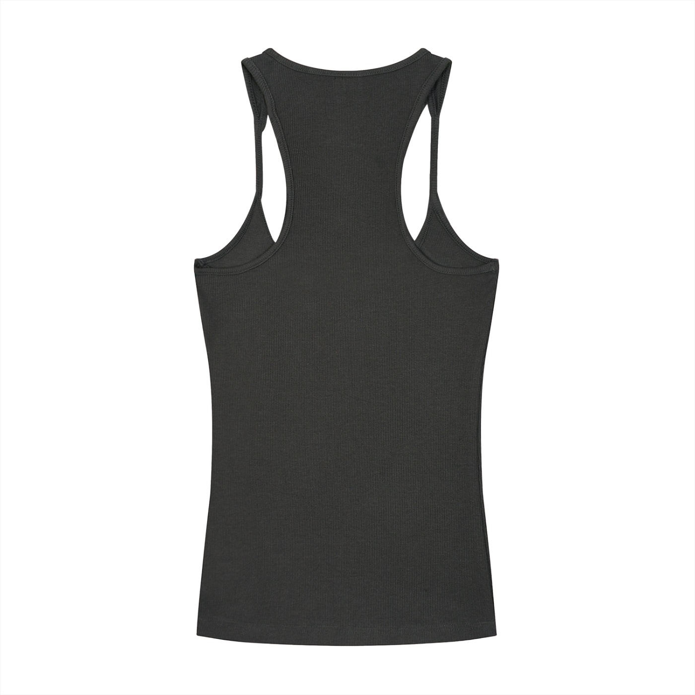 Slim Fit Ribbed Racerback Tank Top - Image 6