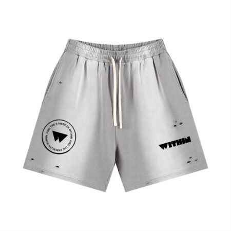 Sun Fade Distressed Shorts
