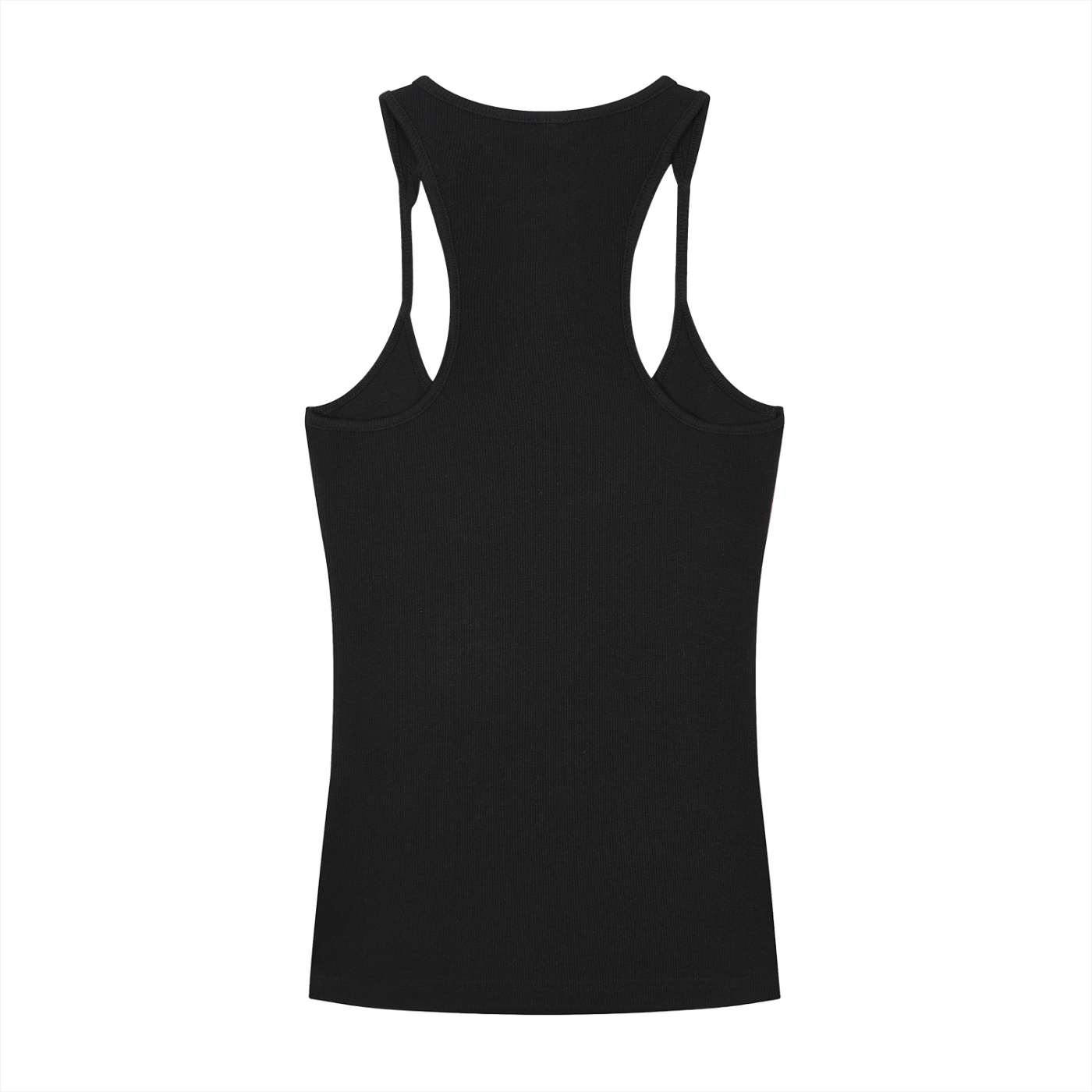 Slim Fit Ribbed Racerback Tank Top - Image 2